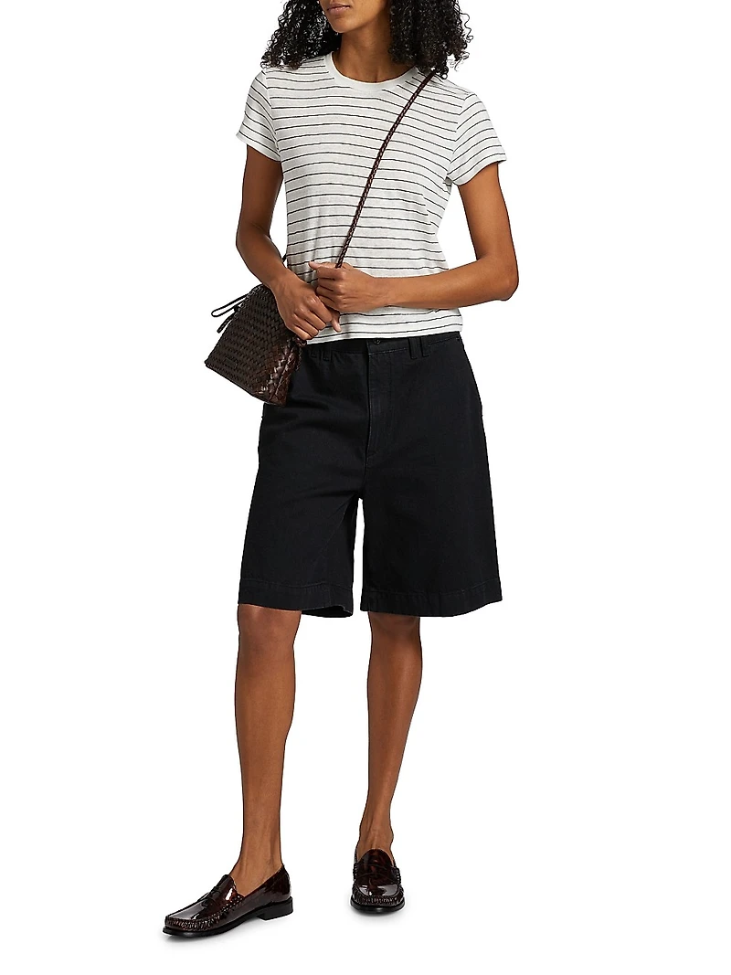 The Linen Crewneck Baby T-Shirt