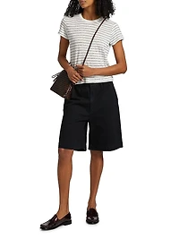 The Linen Crewneck Baby T-Shirt