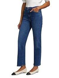Le Sleek High-Rise Straight Jeans
