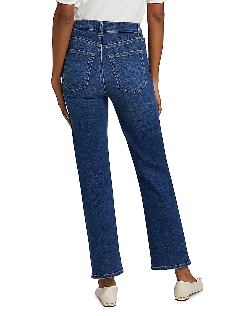 Le Sleek High-Rise Straight Jeans