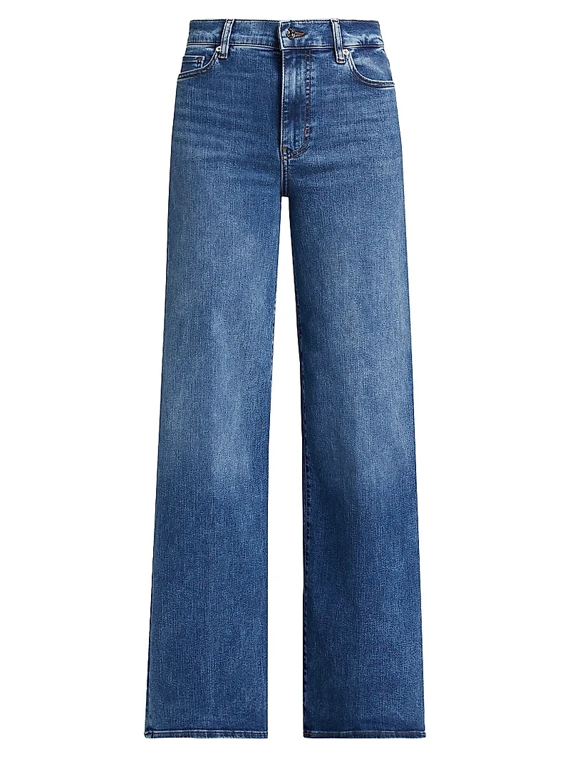 Le Slim Palazzo High-Rise Jeans