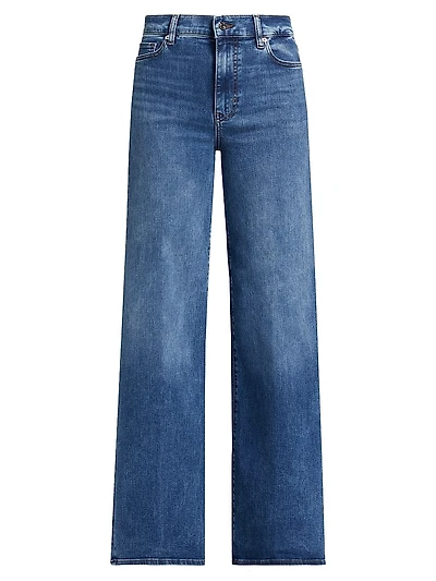 Le Slim Palazzo High-Rise Jeans