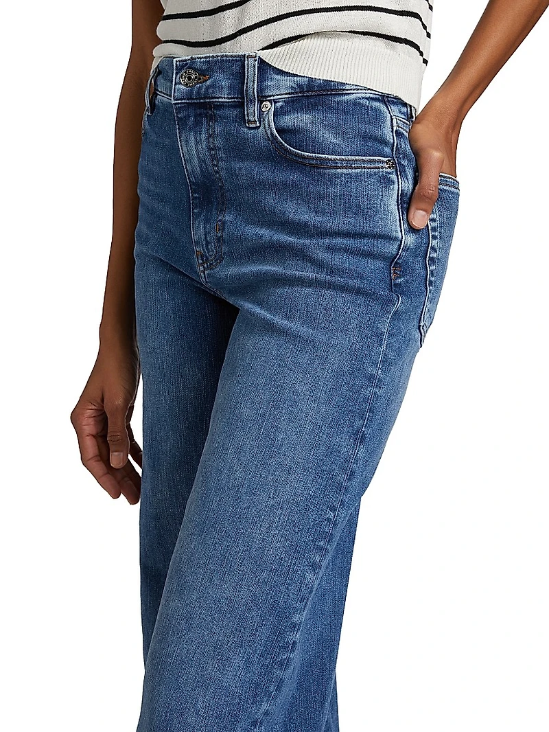 Le Slim Palazzo High-Rise Jeans
