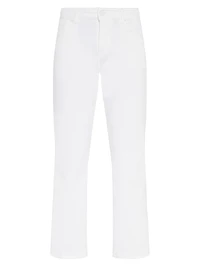 Calie Low-Rise Stretch Straight-Leg Jeans