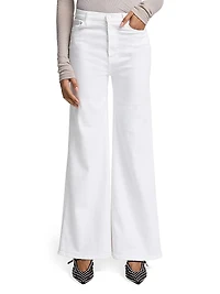 Jo Stretch High-Rise Wide-Leg Jeans