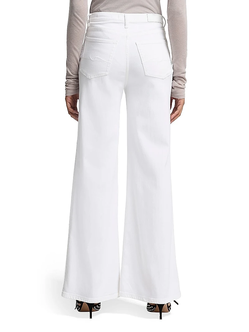 Jo Stretch High-Rise Wide-Leg Jeans