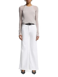 Jo Stretch High-Rise Wide-Leg Jeans