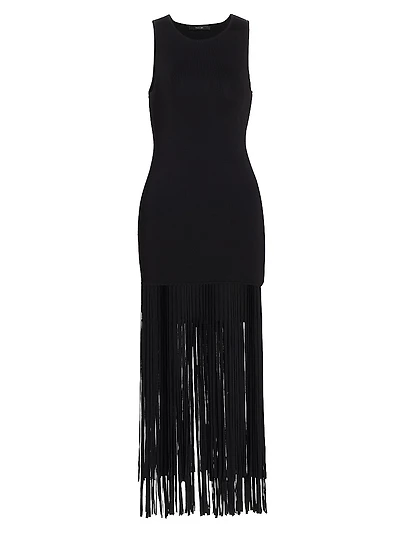 Margaux Fringe Midi-Dress
