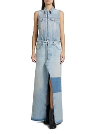 Denim Maxi Shirtdress