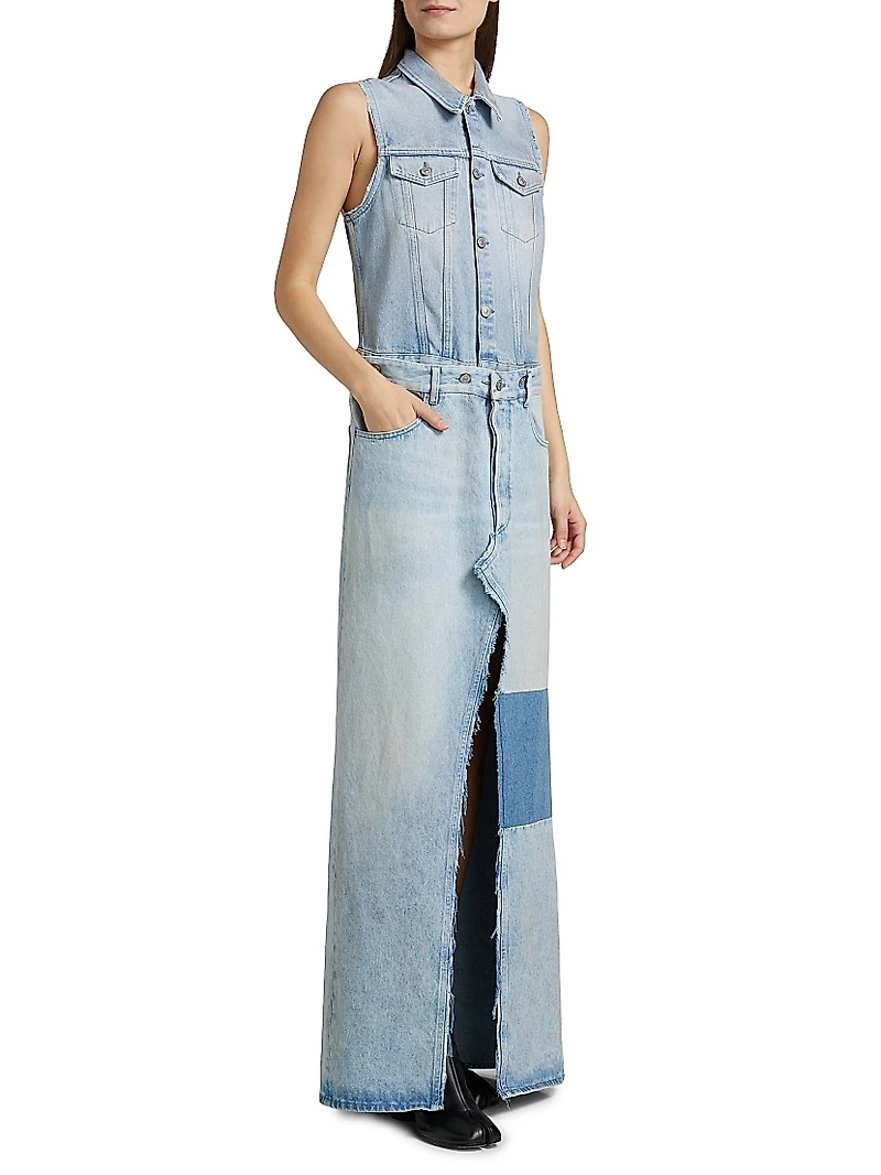 Denim Maxi Shirtdress