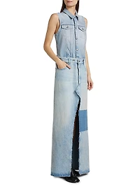 Denim Maxi Shirtdress