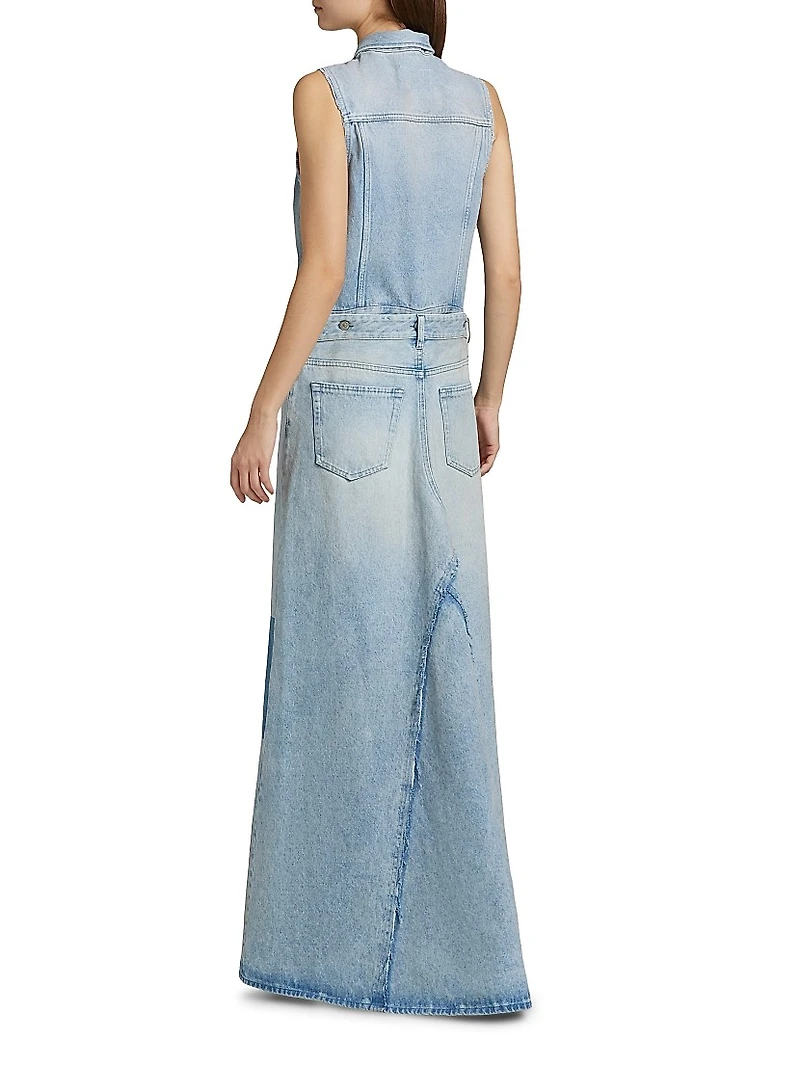 Denim Maxi Shirtdress
