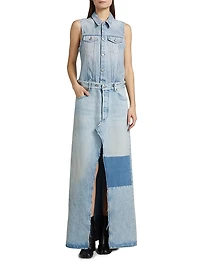 Denim Maxi Shirtdress