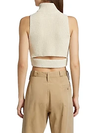 Knit Zip-Up Vest