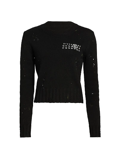 Splatter Crewneck Sweater