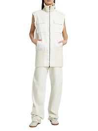 High-Rise Barrel-Leg Jeans