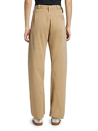 Gabardine Paint Splatter Pants