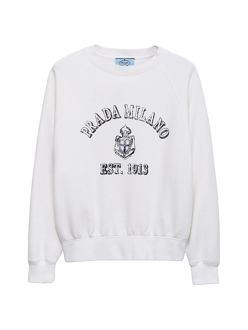 Cotton Crew-Neck Sweatshirt