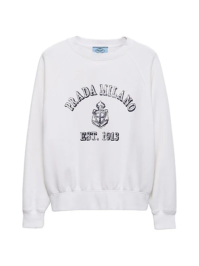 Cotton Crew-Neck Sweatshirt