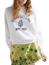 Cotton Crew-Neck Sweatshirt