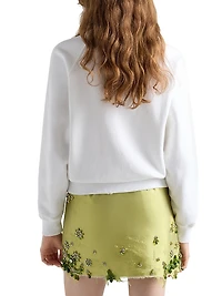 Cotton Crew-Neck Sweatshirt