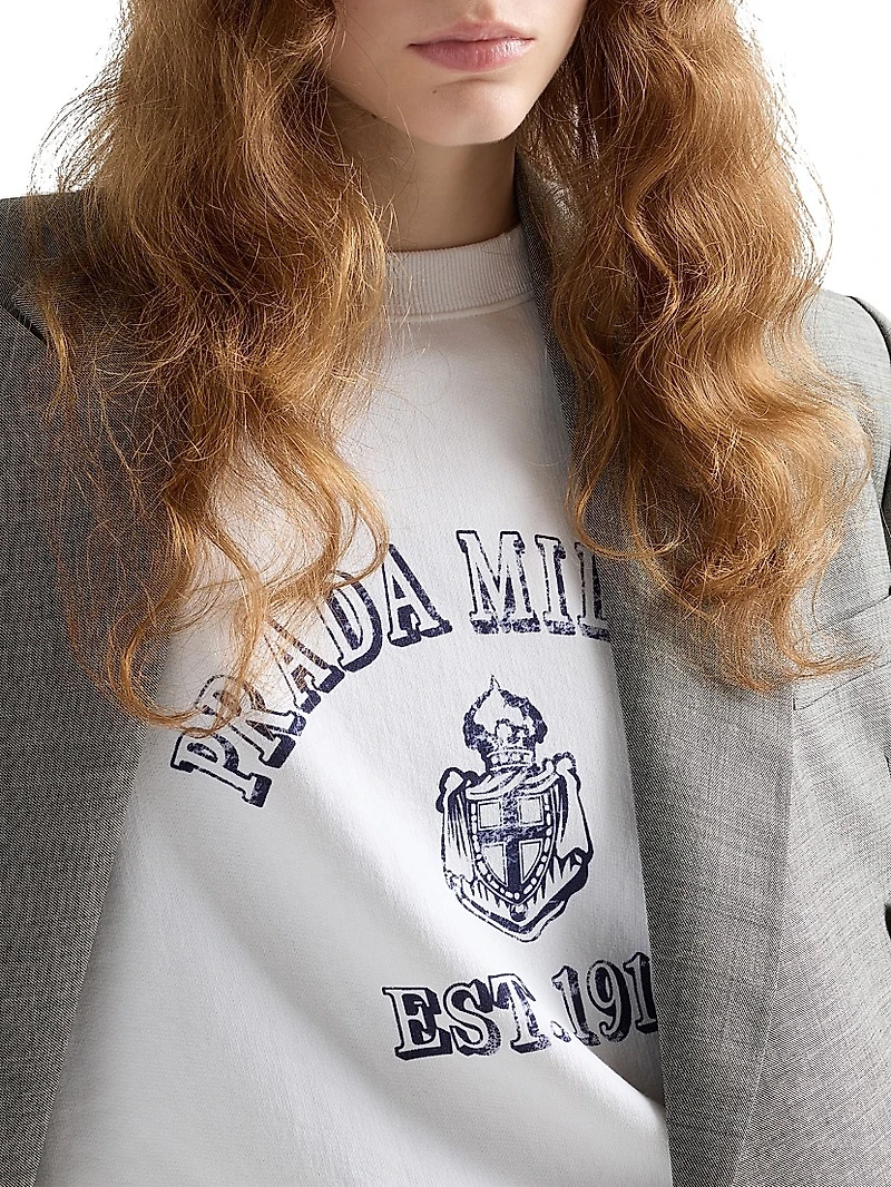Cotton Crew-Neck Sweatshirt