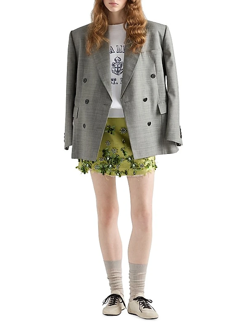 Double-Breasted Grisaille Jacket