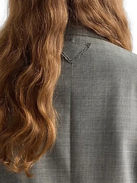 Double-Breasted Grisaille Jacket