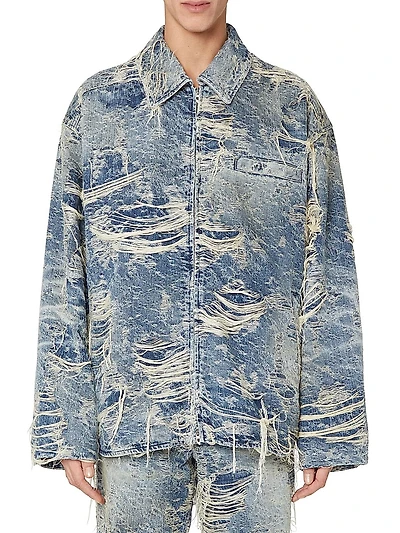 Ivar Distressed Denim Jacket