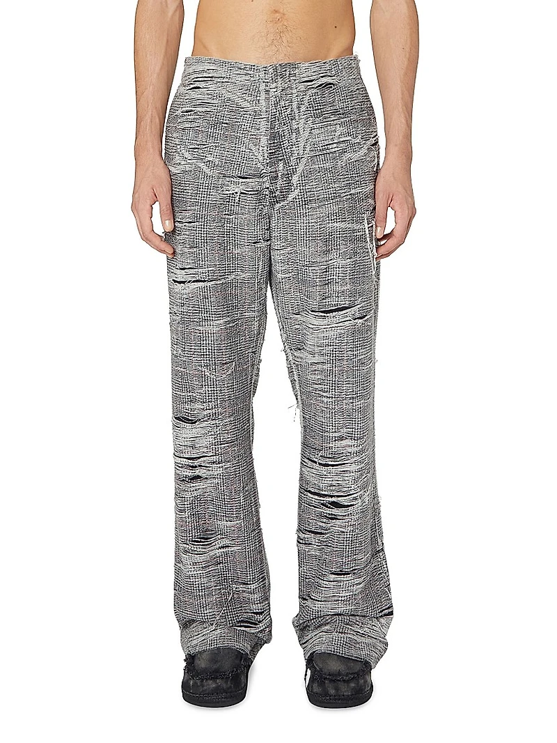 Plaid Boix Suit Pants