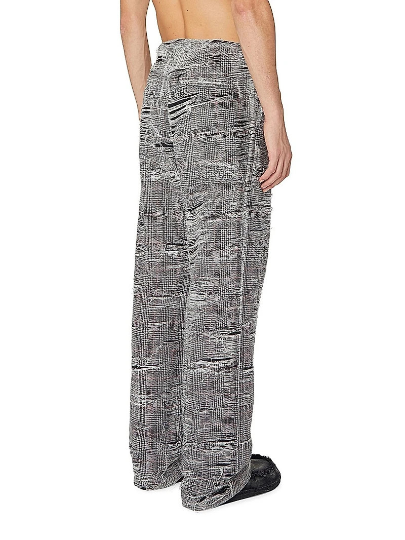 Plaid Boix Suit Pants
