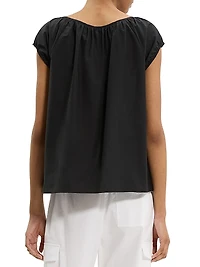 Soft Lawn Easy-Tie Blouse