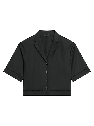 Boxy Lapel Shirt