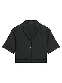 Boxy Lapel Shirt