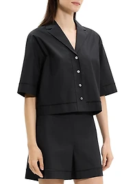 Boxy Lapel Shirt