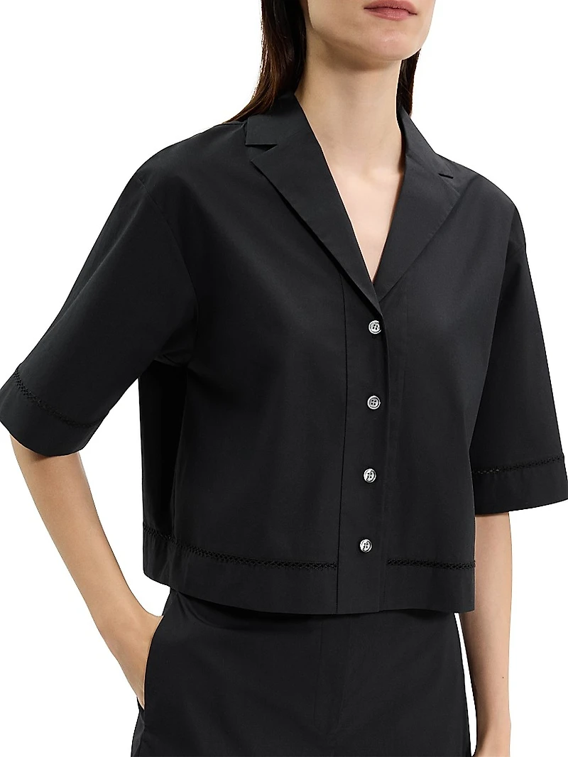Boxy Lapel Shirt