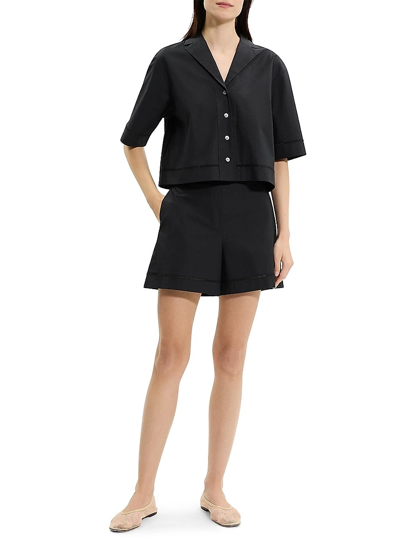 Boxy Lapel Shirt