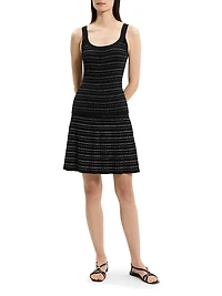 Striped Cotton-Blend Tank