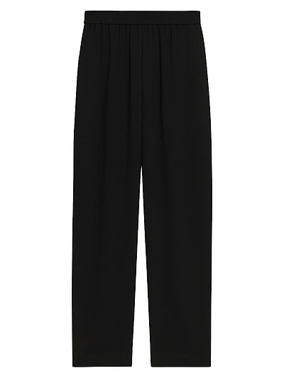 Relaxed Straight Pull-On Pants