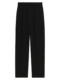 Relaxed Straight Pull-On Pants