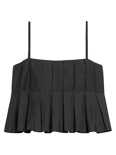 Pleated Hi-Low Cami