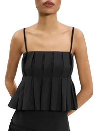 Pleated Hi-Low Cami