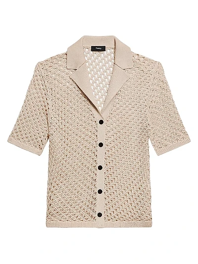 Sheen Cotton Camp Shirt
