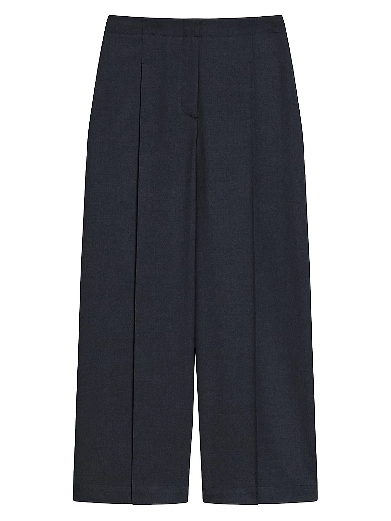 City Twill Deep Pleat Pants