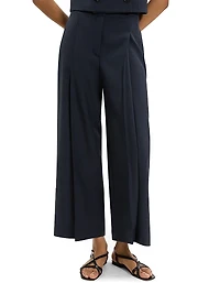 City Twill Deep Pleat Pants