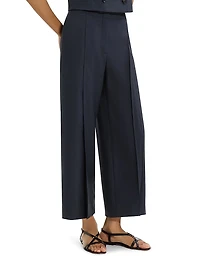 City Twill Deep Pleat Pants