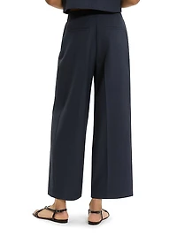 City Twill Deep Pleat Pants