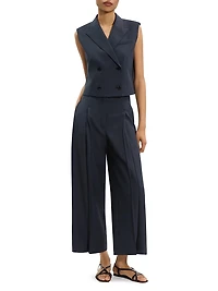 City Twill Deep Pleat Pants