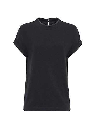 Stretch Cotton Jersey T-Shirt