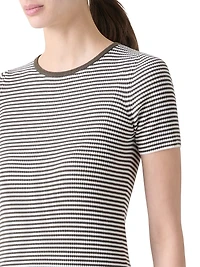 Stripe Wool T-Shirt